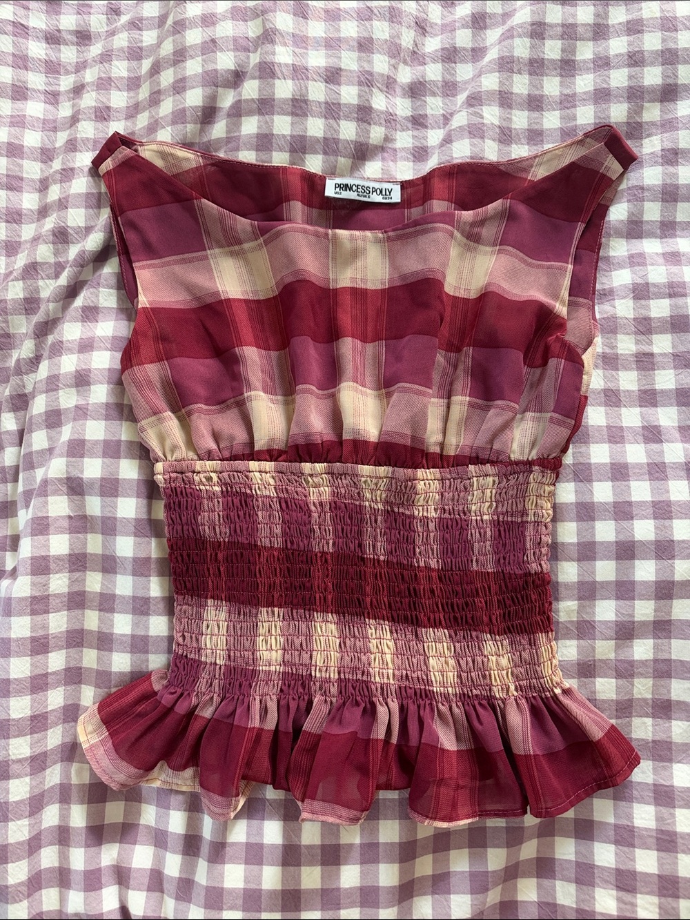 Gingham Top